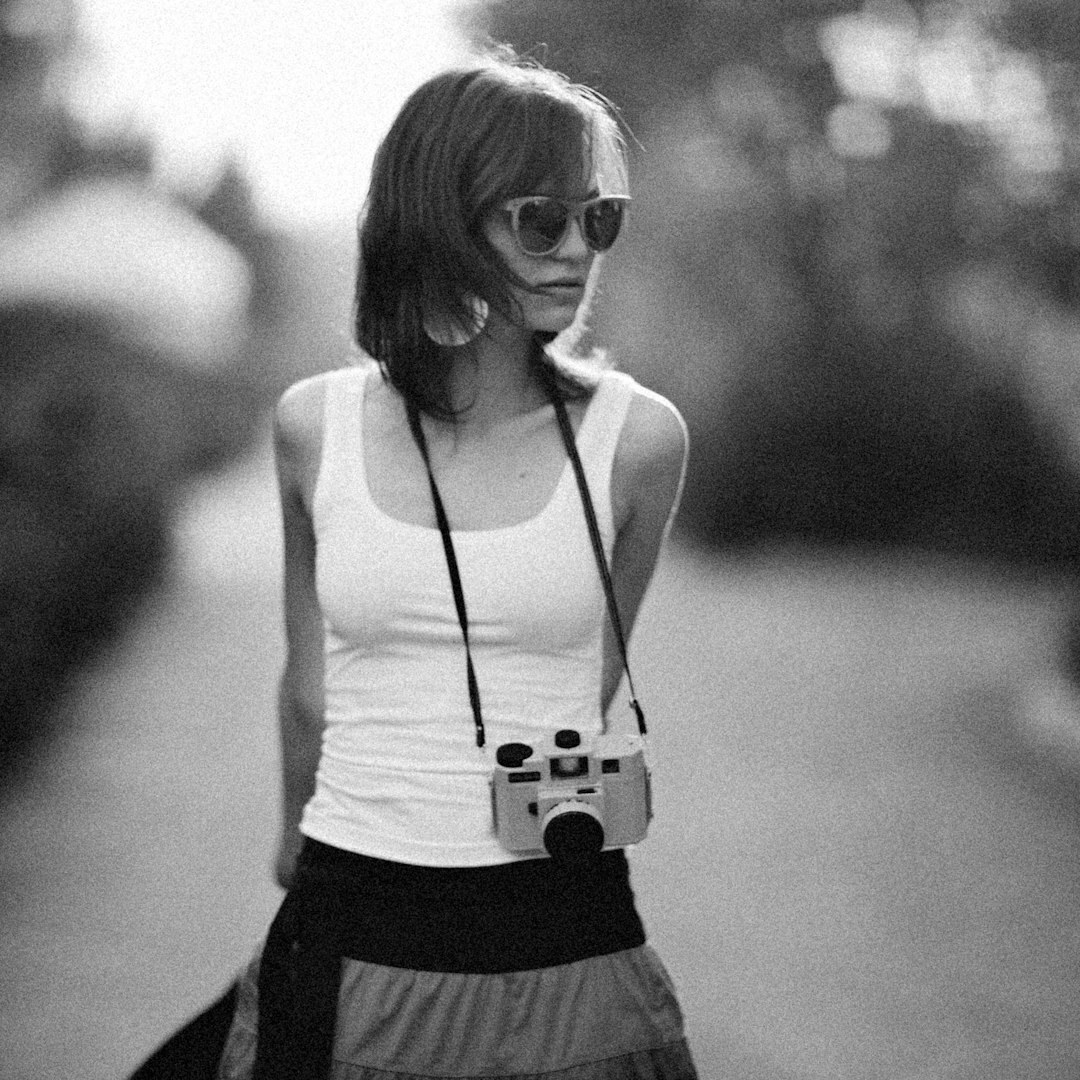 Portrait of a young Swiss woman journalist