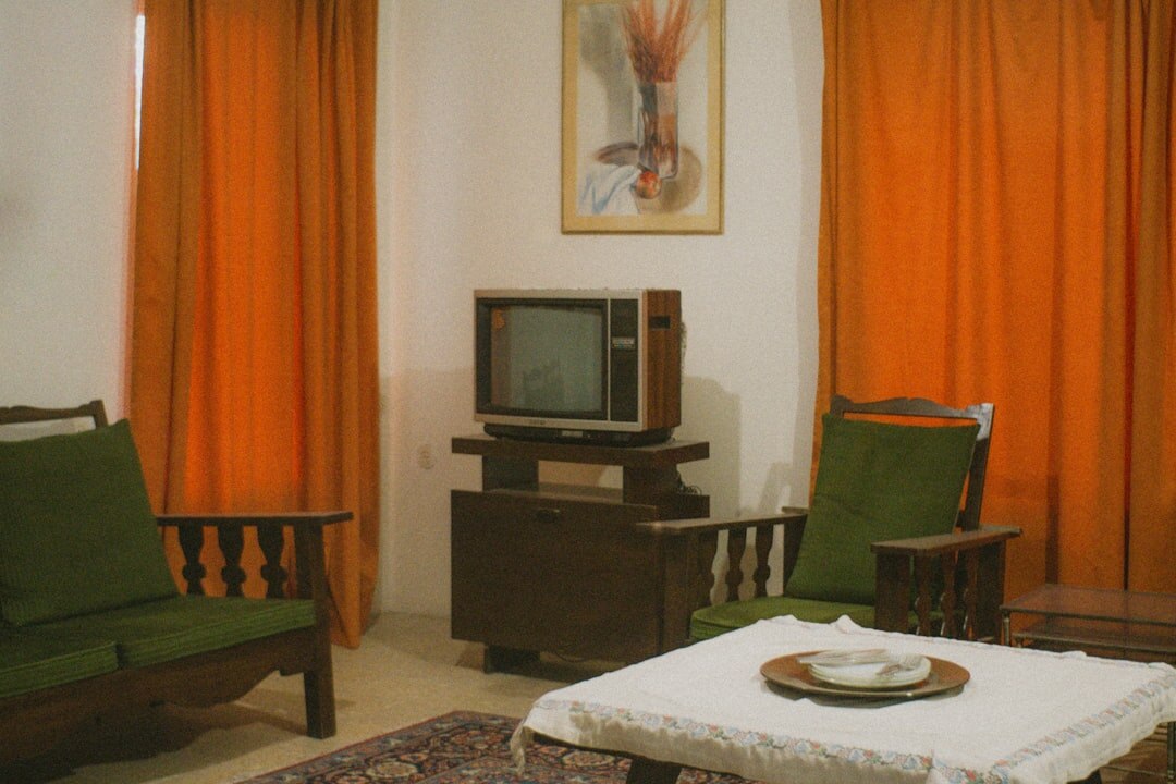 old tv set