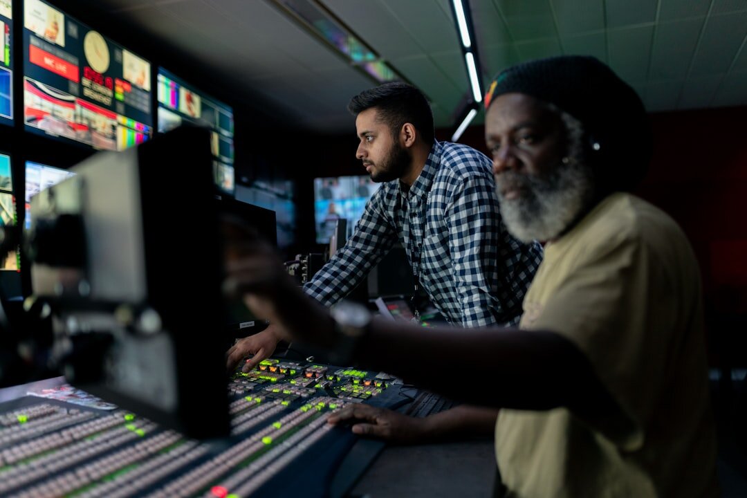 modern tv studio